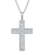 40cm+5cm extension chain / Mixed Set-Down Moissanite Under 10 Points *91 S925 Sterling Silver