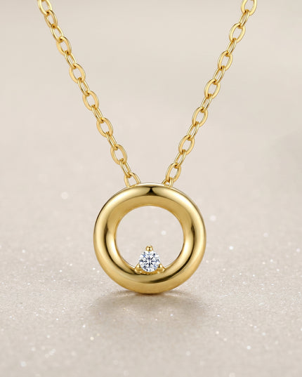 Necklace: Light luxury niche S925 pure silver moissanite necklace, fade-proof, best-selling pendant silver necklace in Japan and Korea