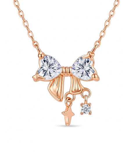 Liora Moissanite Vine Pendant Necklace