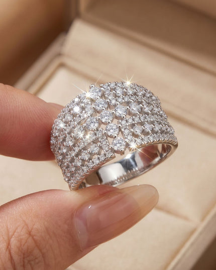Wholesale jewelry rings S925 sterling silver moissanite ring, ring set 925 silver sterling silver design design hand ring